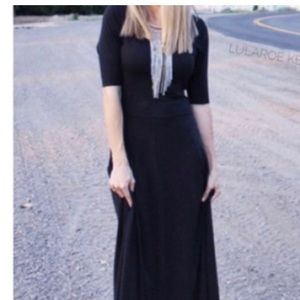 Black maxi dress